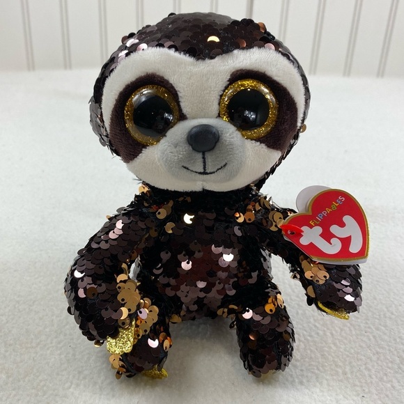Vintage Ty Flippables ~ Sequins Collection 'Dangler' the Sloth (6 inch) - Picture 1 of 10